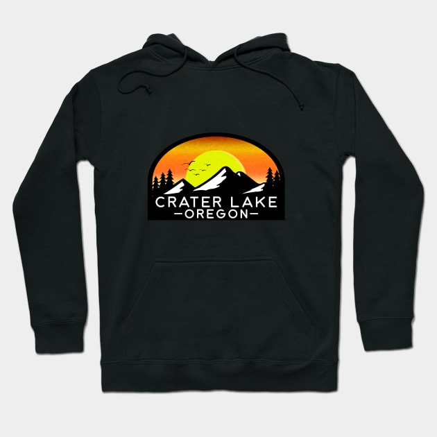 Crater Lake Oregon National Park Hoodie by DD2019